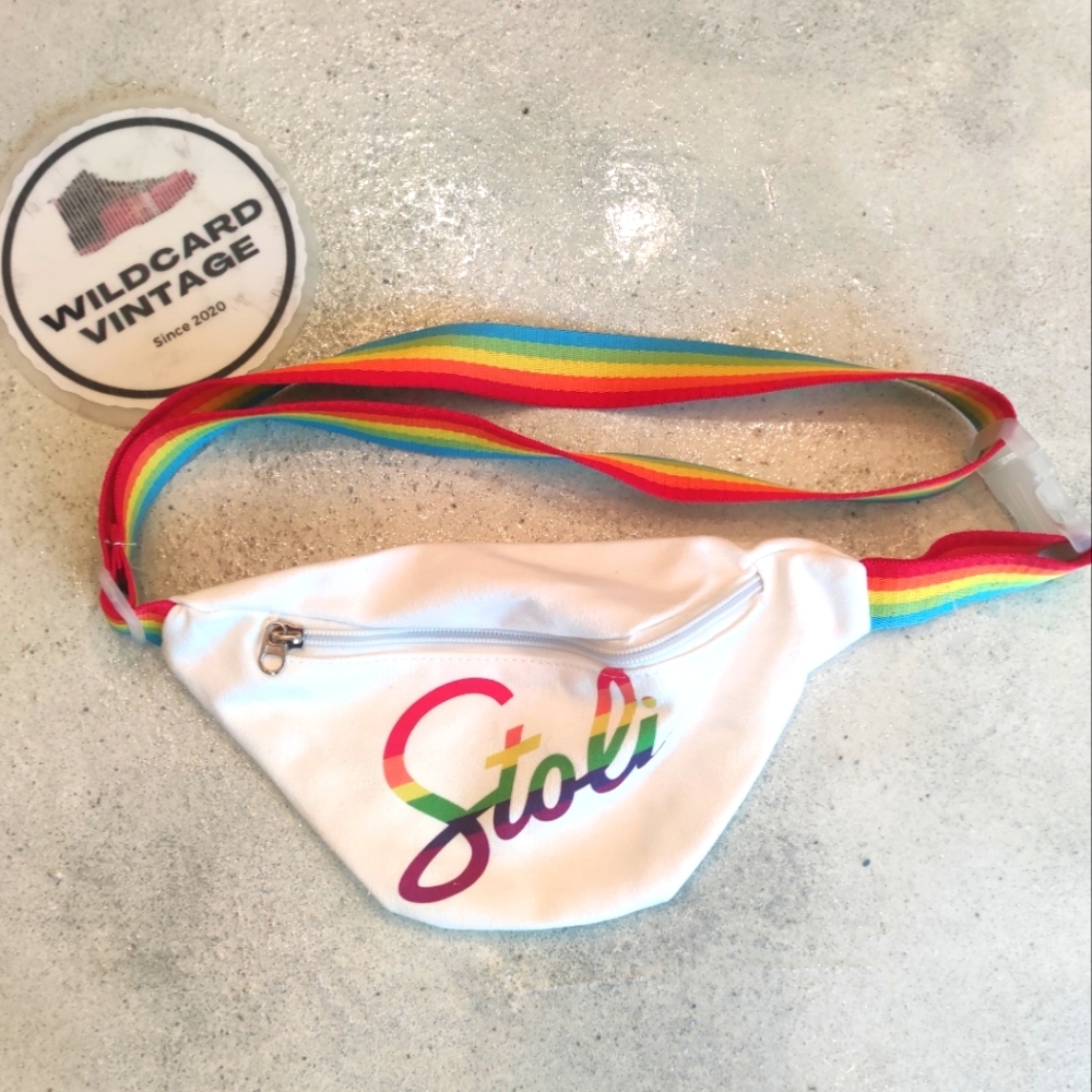 Stoli/Stolichnaya rainbow coloured Belt fannypack